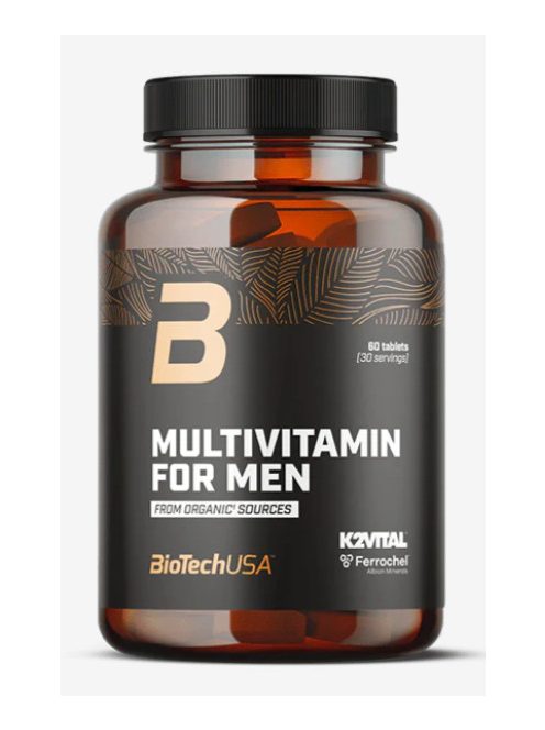 BioTechUsa Multivitamin For Men from organic sources - 60 tabletta 