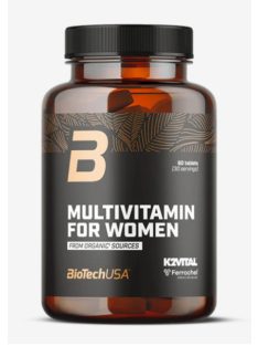   BioTechUsa Multivitamin For Women from organic sources - 60 tabletta