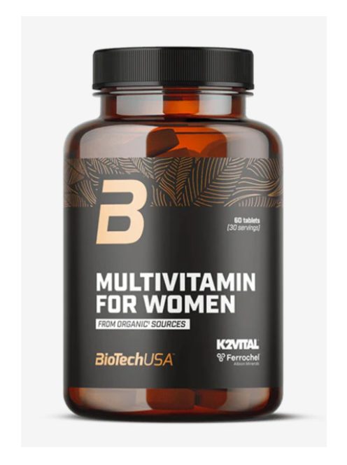 BioTechUsa Multivitamin For Women from organic sources - 60 tabletta